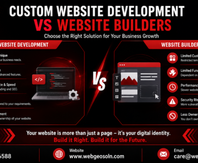 Custom Website Development vs Website Builders