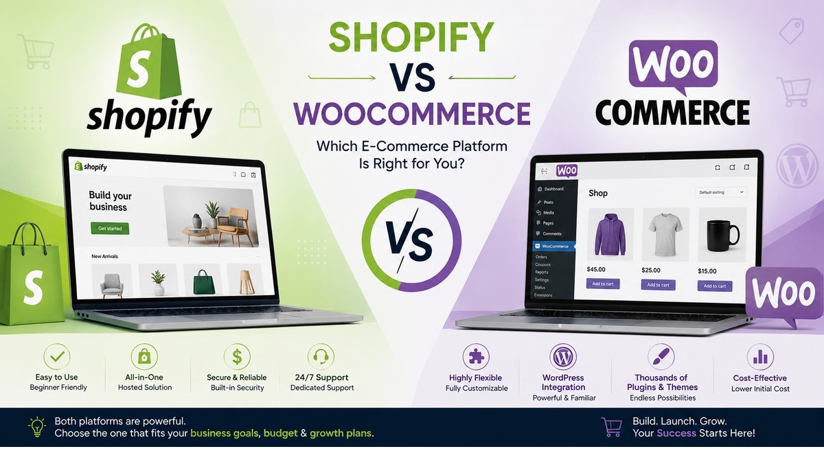 Shopify vs WooCommerce