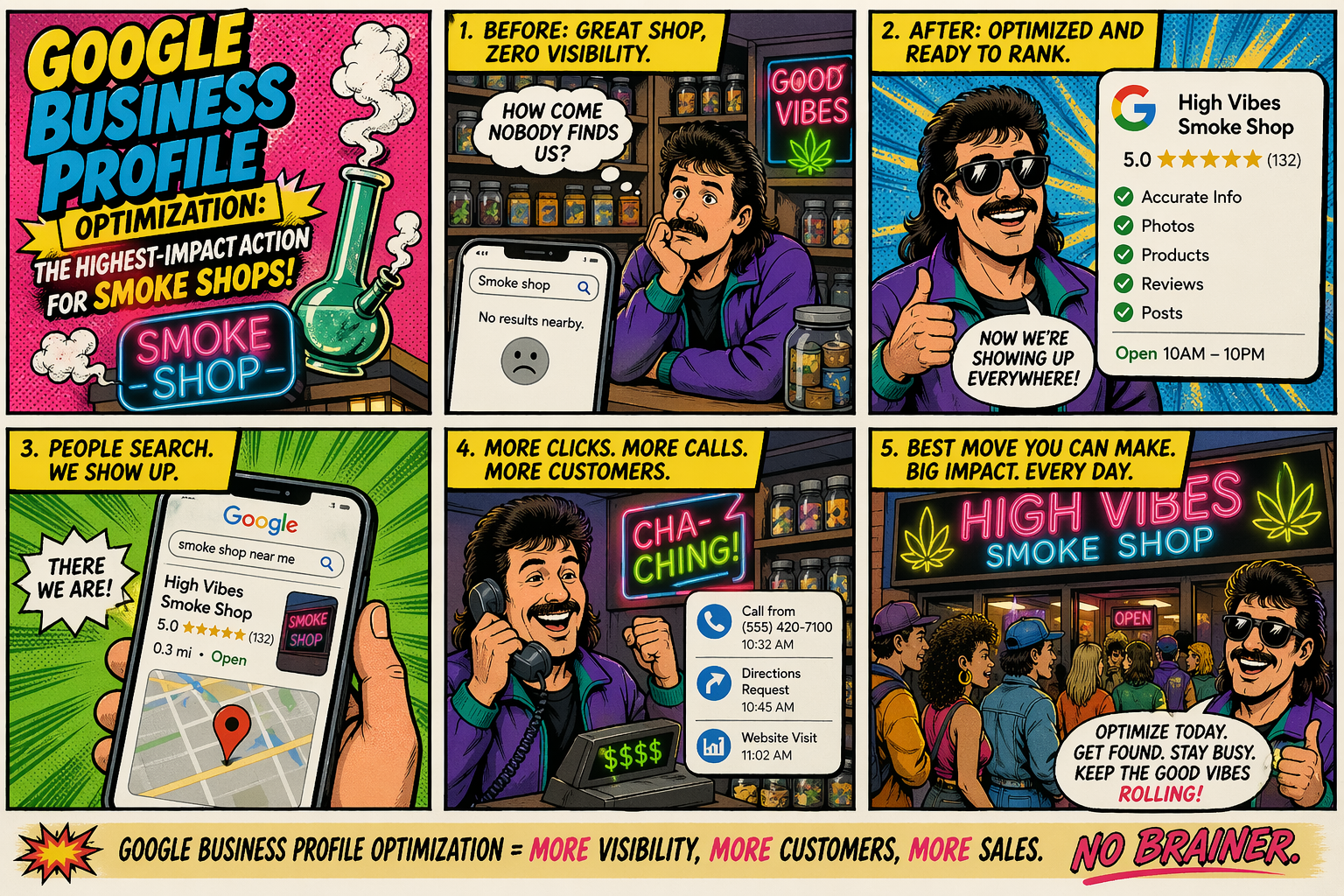 Google Business Profile Optimization: The Highest-Impact Action for Smoke Shops
