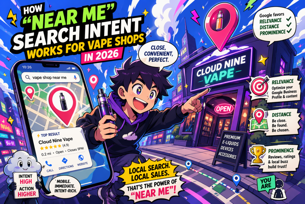 How "Near Me" Search Intent Works for Vape Shops in 2026
